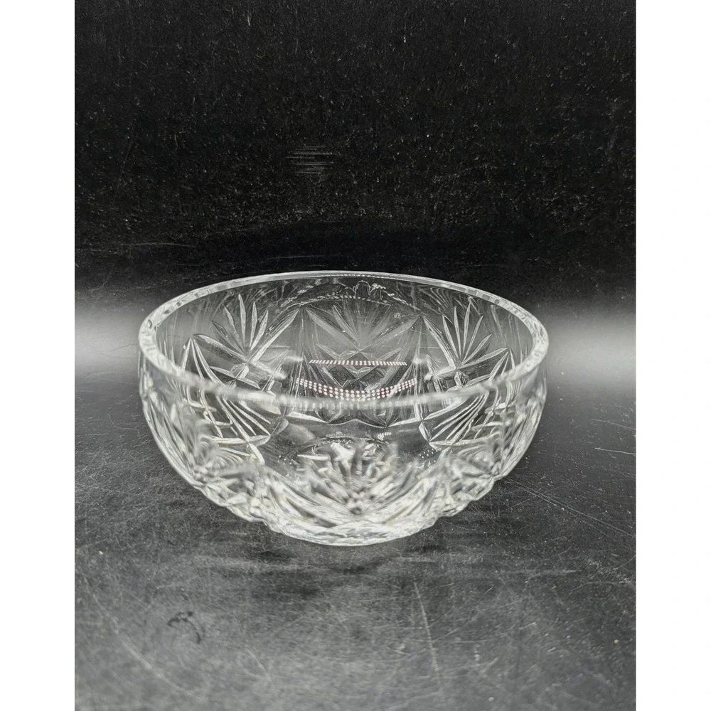 Waterford Crystal Lismore Round Bowl Cut Glass Centerpiece Clear Ireland 5